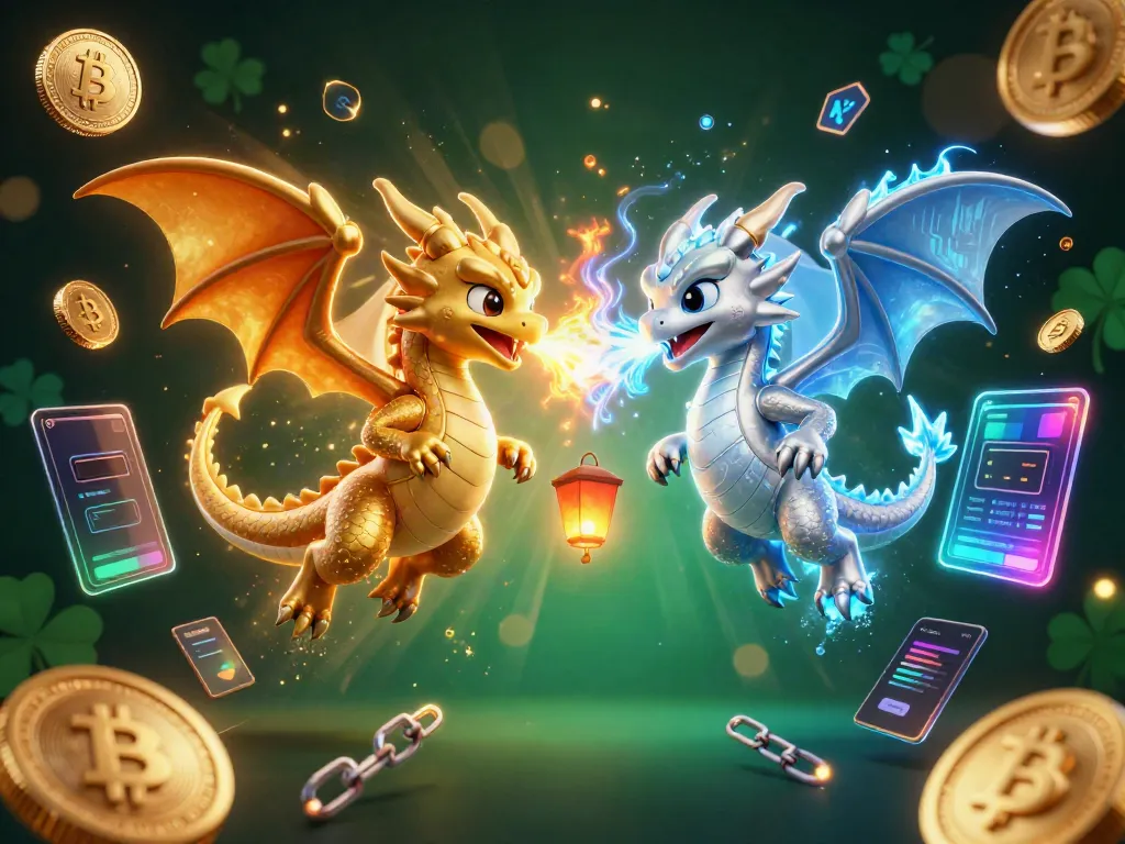 Engage with bright dragons amidst a crypto-themed casino scene showcasing norwichtrafficclub elements.
