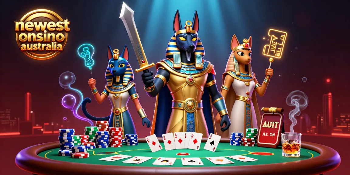 Experience excitement at the newest online casino Australia while playing poker with Anubis and Bastet.